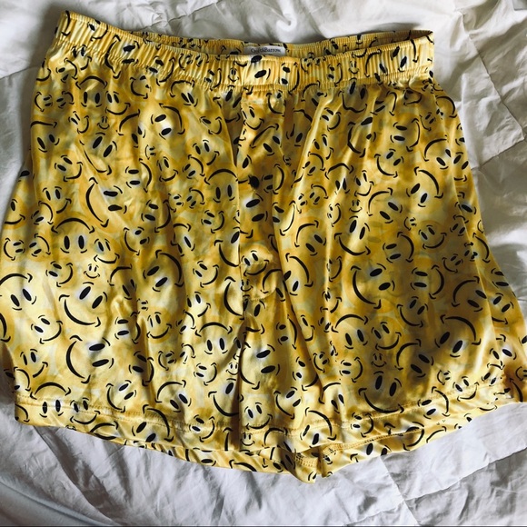 smiley face boxer shorts